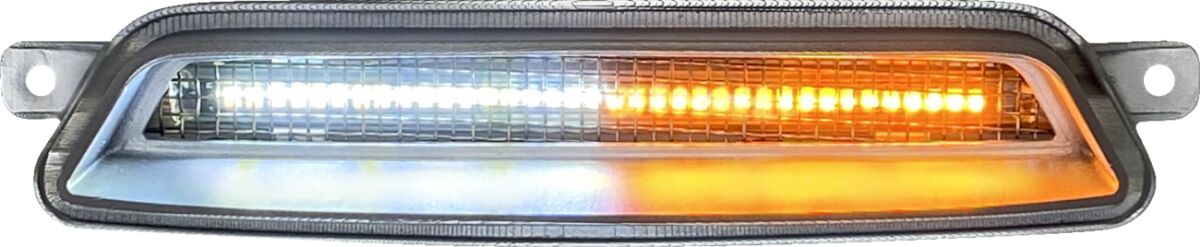 Custom Dynamics Dynamic LED Fairing Vent Insert, Chrome - 19+ Indian Light Accessory Custom Dynamics