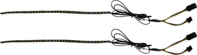 Custom Dynamics Dual Color LED Fairing Strips, Amber & White - 14+ Touring & Trike Light Accessory Custom Dynamics