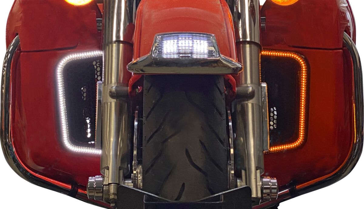 Dynamic Lower Fairing Lights - 06-13 Touring Auxiliary Light Custom Dynamics