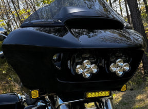 Light Bar Led, Yellow - 15-24 Touring Auxiliary Light Custom Dynamics
