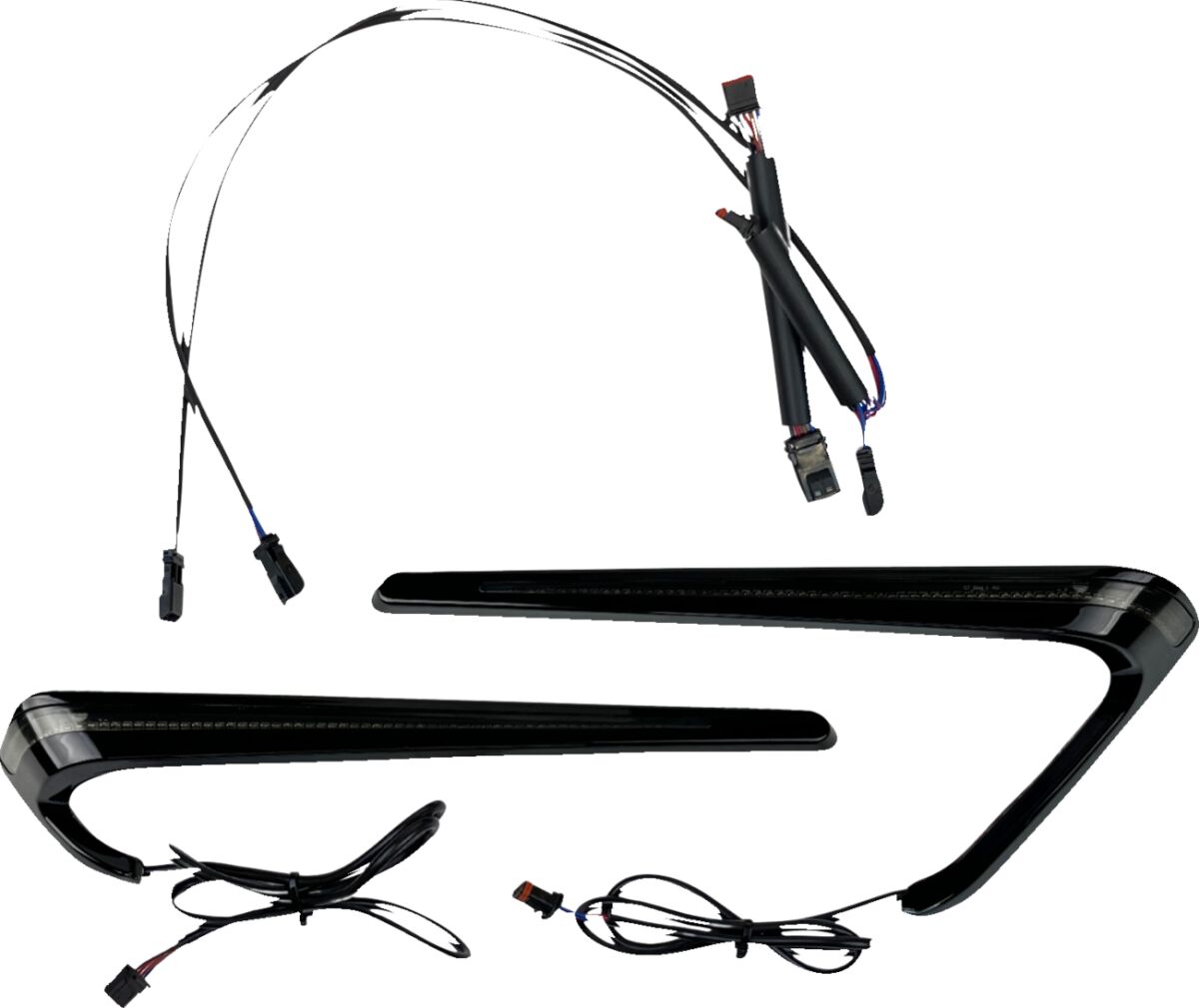 Led Saddlebag Light, Smoked Lens - 22-24 Softail Auxiliary Light Custom Dynamics Default Title