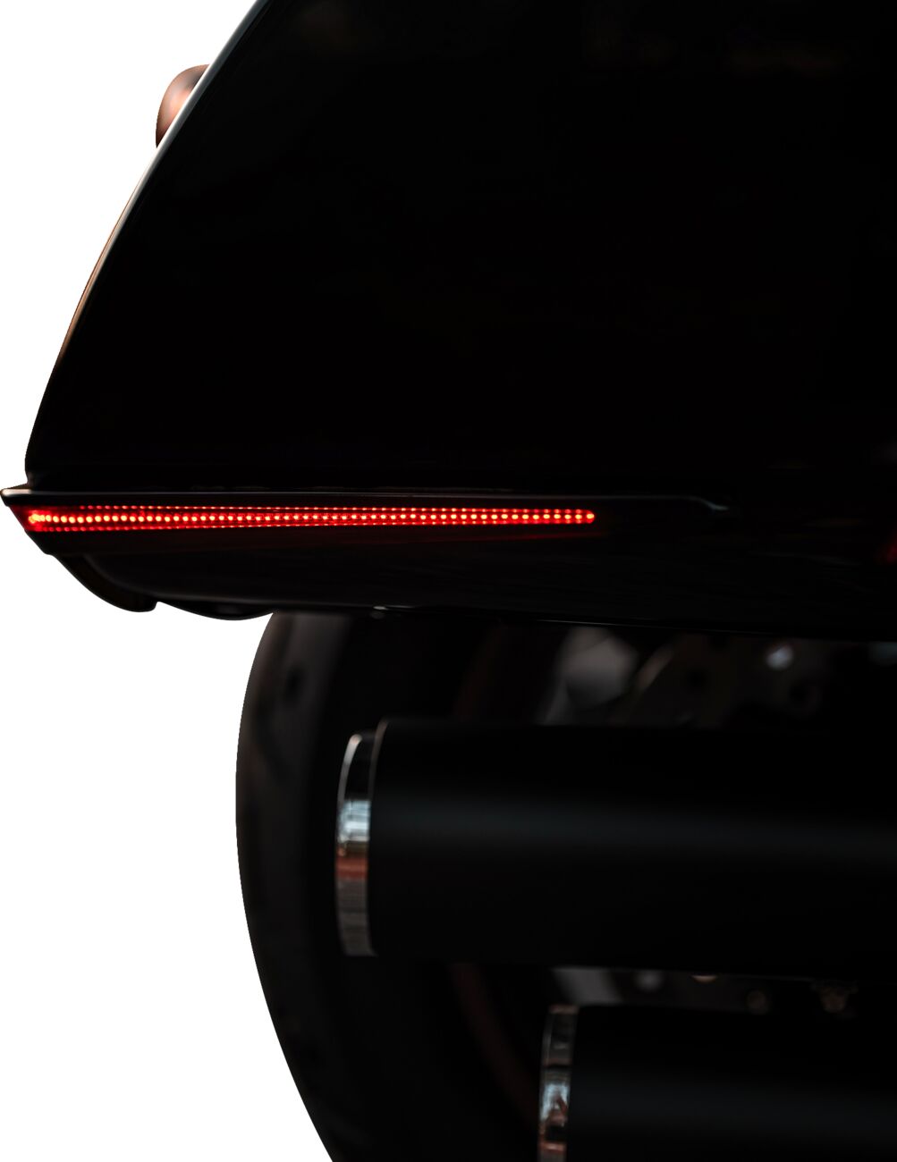 Led Saddlebag Light, Smoked Lens - 22-24 Softail Auxiliary Light Custom Dynamics