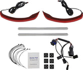 Custom Dynamics Low Profile Saddlebag Lights, Red - 15+ Indian Light Accessory Custom Dynamics