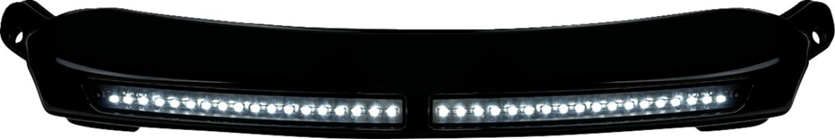 Lights Led Windshield Trim, Gloss Black - 15+ Touring Auxiliary Light Custom Dynamics Default Title