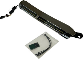 Lights Led Windshield Trim, Chrome - Road Glide - 15+ Touring Auxiliary Light Custom Dynamics Default Title