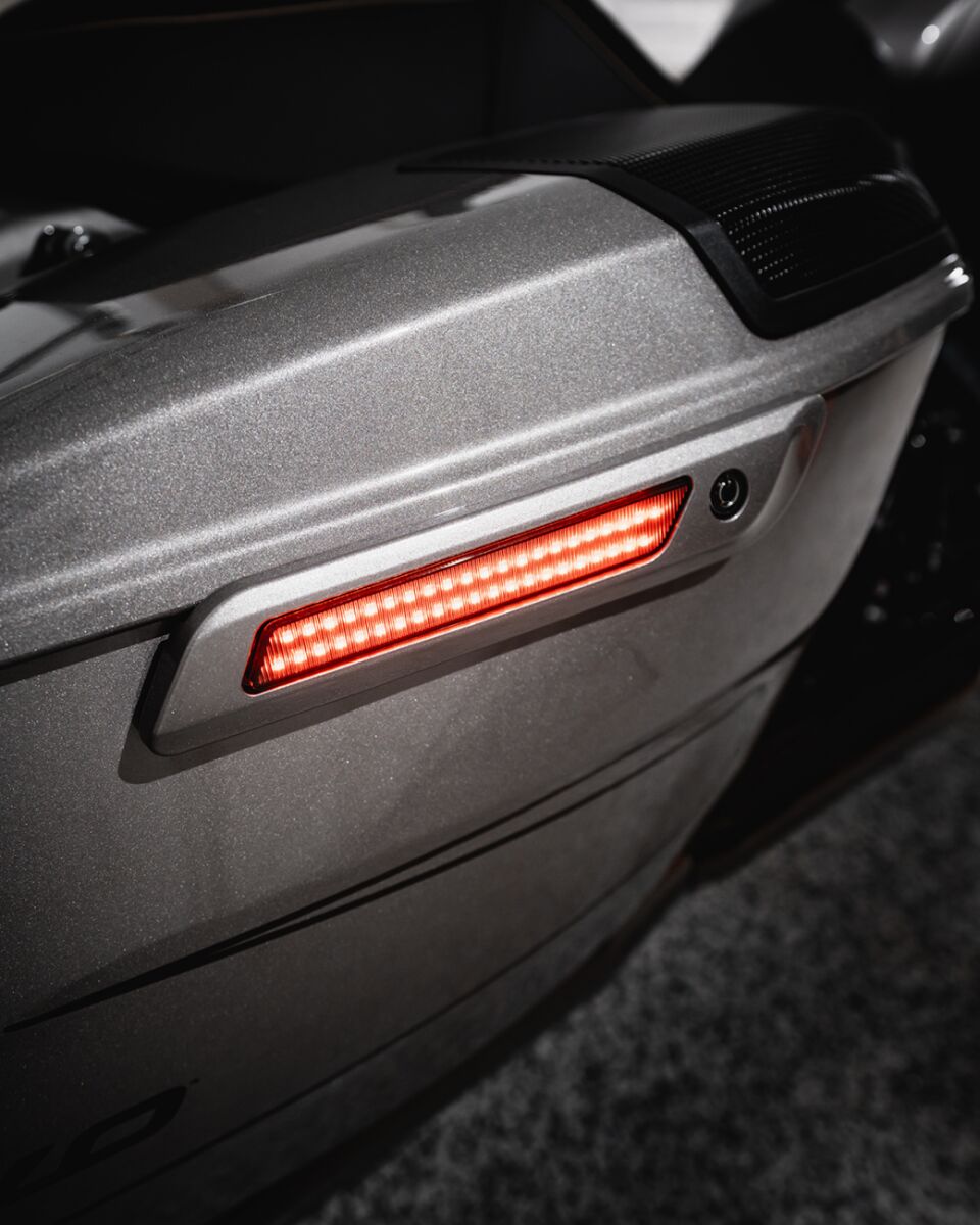 Custom Dynamics Dual Color LED Saddlebag Latch Lights™, Smoked - 23+ Touring Light Accessory Custom Dynamics