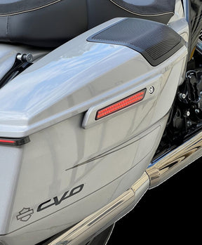Custom Dynamics Dual Color LED Saddlebag Latch Lights™, Smoked - 23+ Touring Light Accessory Custom Dynamics