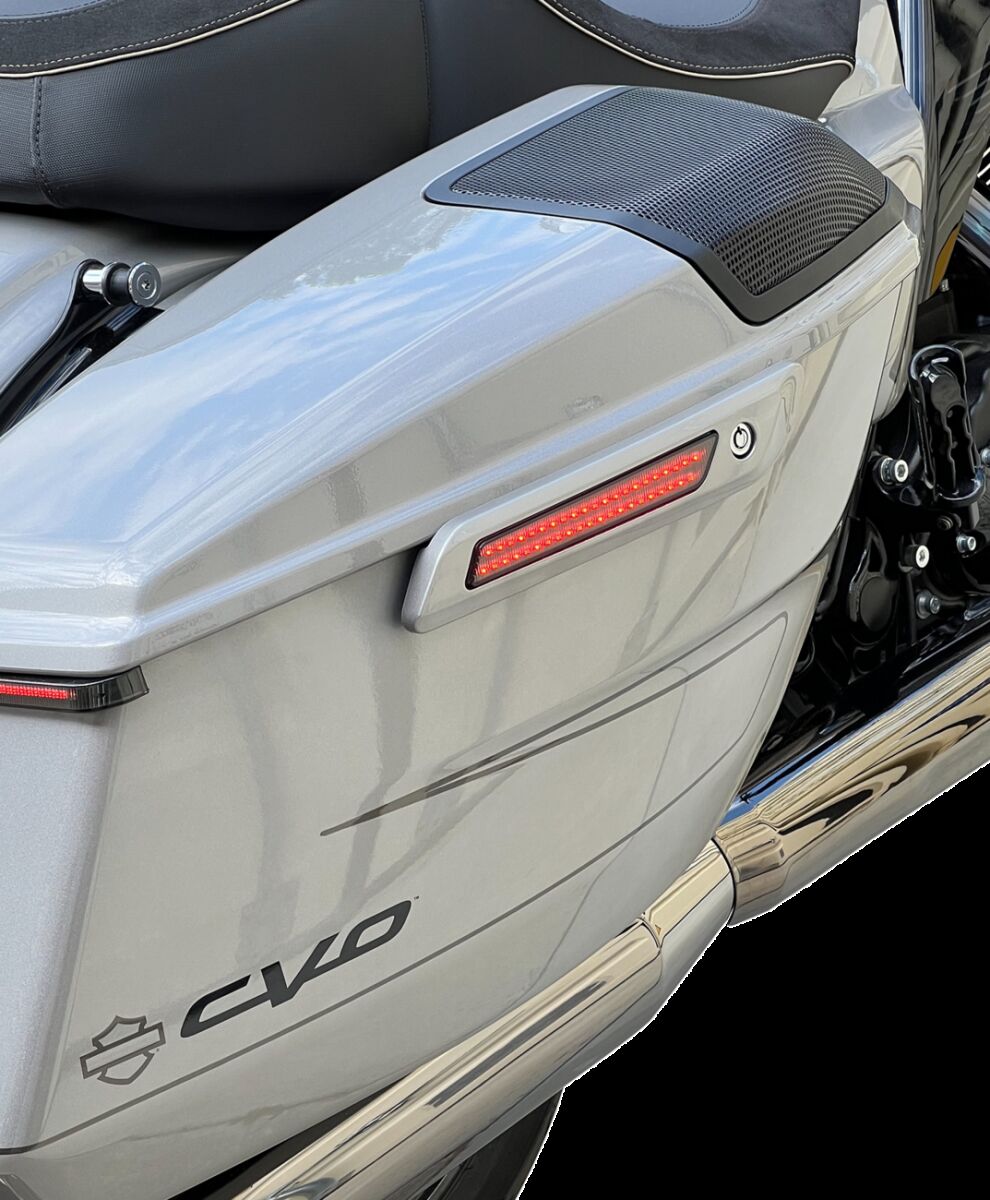 Custom Dynamics Dual Color LED Saddlebag Latch Lights™, Smoked - 23+ Touring Light Accessory Custom Dynamics
