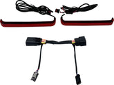 Low-Profile LED Saddlebag Lights, Red - 23+ Touring Auxiliary Light Custom Dynamics Default Title