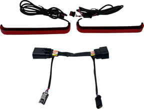 Low-Profile LED Saddlebag Lights, Red - 23+ Touring Auxiliary Light Custom Dynamics Default Title