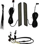 Front Fork LED Reflector Replacements, Smoked - 22+ Softail FXLRST Auxiliary Light Custom Dynamics Default Title