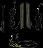 Custom Dynamics Front Fork LED Reflector Replacements, Smoked - 22+ Softail FXLRST Light Accessory Custom Dynamics