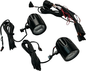 ProBEAM® LED Halo Fog Lamps, Black - 23+ Touring Auxiliary Light Custom Dynamics Default Title