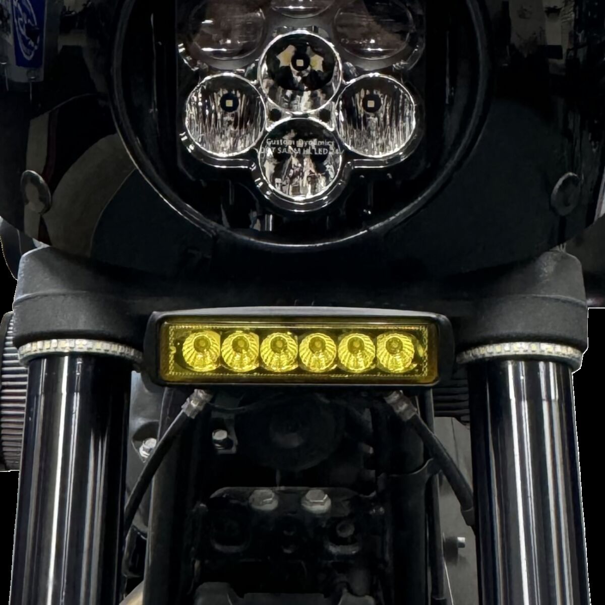 Custom Dynamics Light Bar Mounting Bracket - 20-24 Softail FXLRS Light Accessory Custom Dynamics
