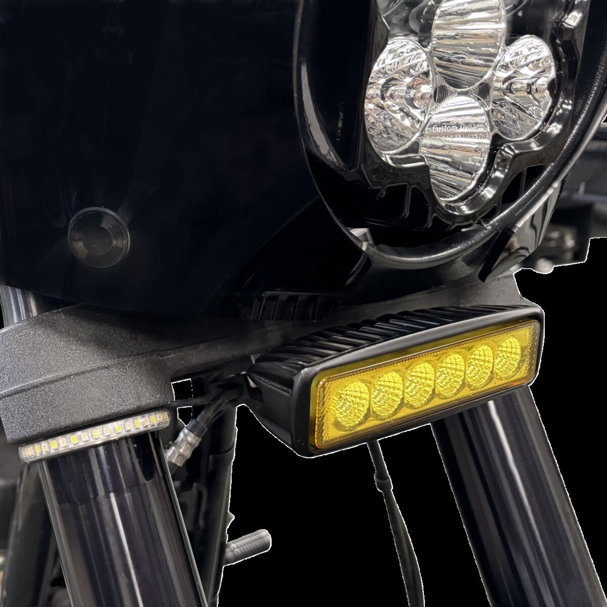 Custom Dynamics Light Bar Mounting Bracket - 20-24 Softail FXLRS Light Accessory Custom Dynamics