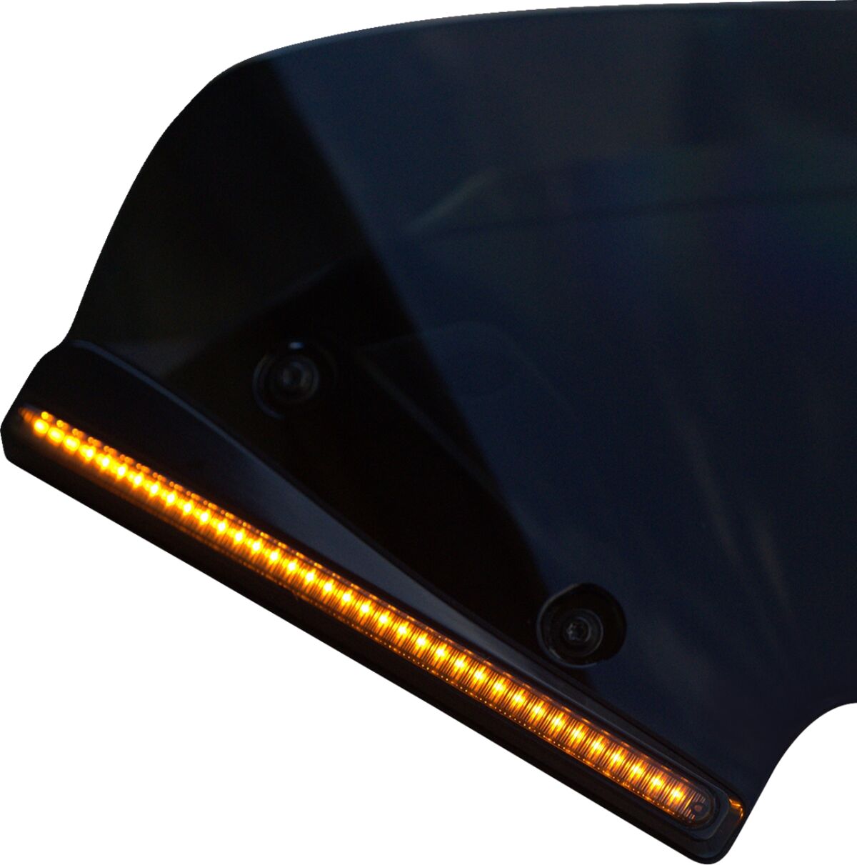 LED Windshield Trim with Turn Signals - 23+ Touring Turn Signals Custom Dynamics
