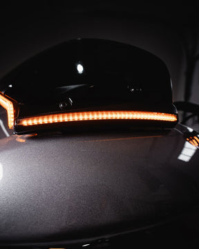 LED Windshield Trim with Turn Signals - 23+ Touring Turn Signals Custom Dynamics