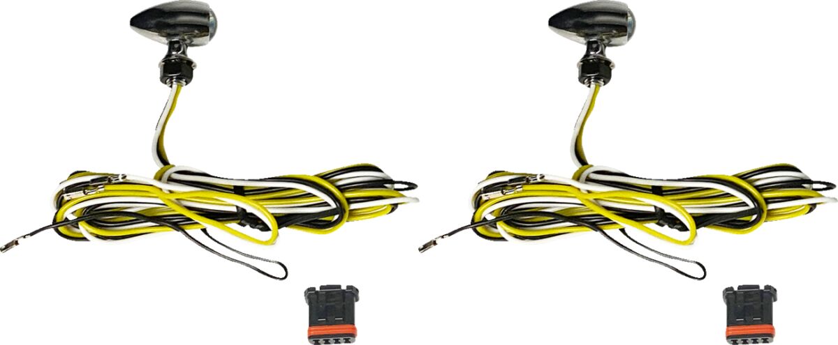 Custom Dynamics Light Tsig Mcro Amb/Wht Chrome ACCESSORY LIGHT GROUP Custom Dynamics