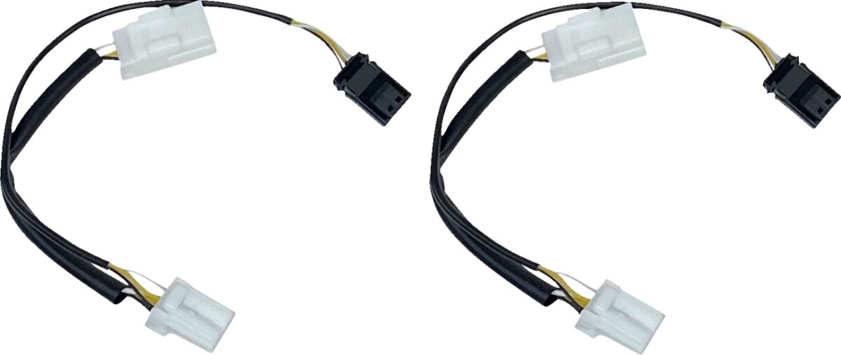 Custom Dynamics Run/Turn Signal Front Accessory Adapters - 12-17 Dyna Lighting Controls Custom Dynamics