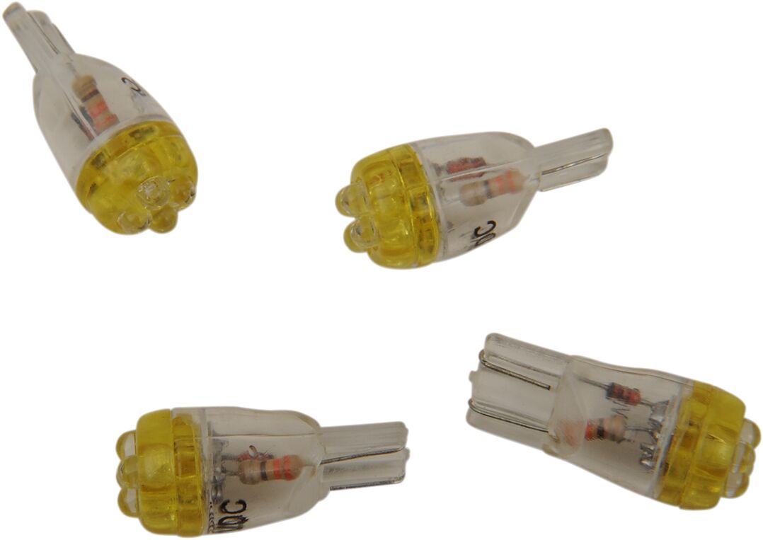 Drag Specialties Mini Wedge Amber Led BULBS Drag Specialties