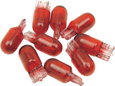 Drag Specialties Bulb Red 5 W T10 10 Pk BULBS Drag Specialties