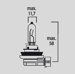 Flosser Bulb H9 12 V 65 W Pgj19 5 BULBS Flosser
