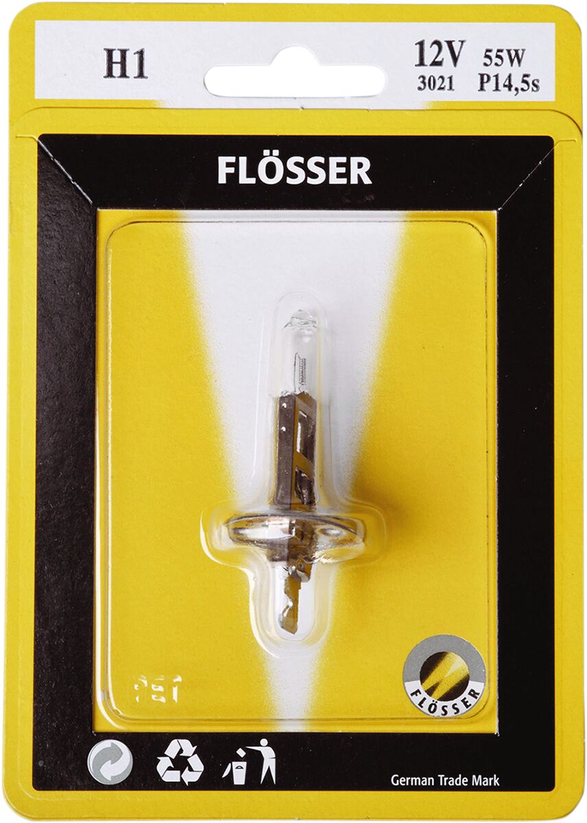Flosser Bulb H1 12 V 55 W P14 5 S Tie Downs Flosser
