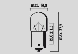 Flosser Bulb Ry10 W 12 V Bau15 S Amb 10 Pk BULBS Flosser