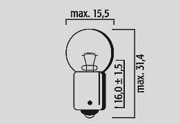 Flosser Bulb 12 V 4 W Ba9 S 10 Pk BULBS Flosser