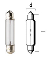 Flosser Bulb 12 V3 W Sv5 5 6 2 X28 Mm 10 Pk BULBS Flosser