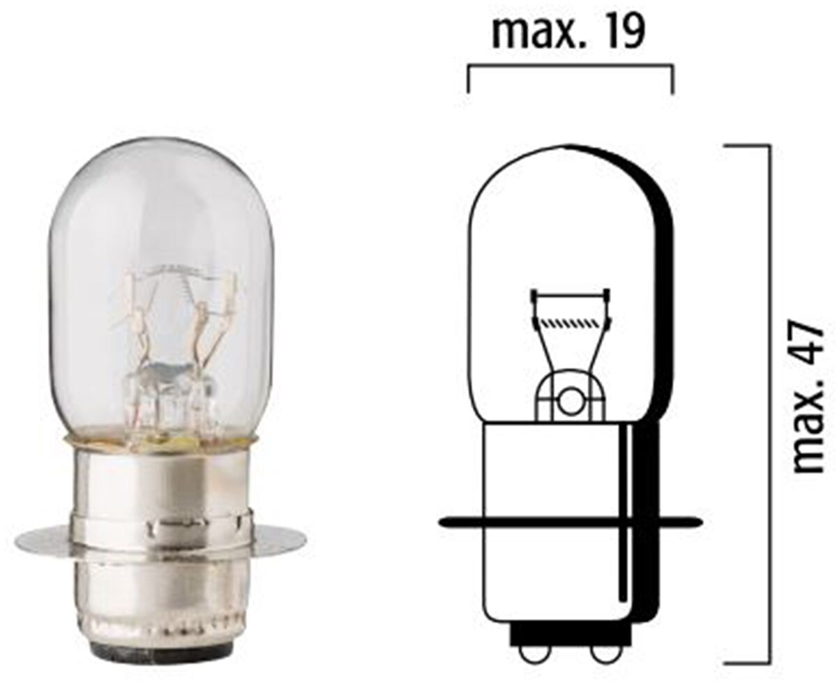 Flosser Bulb 12 V 35/35 W P15d 25 1 10 Pk Cams Flosser