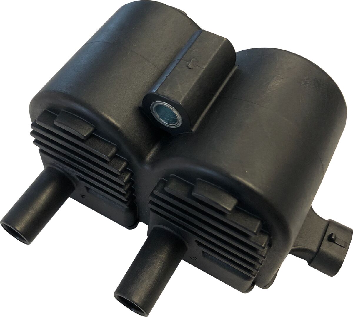Drag Specialties Dual Fire Ignition Coil Gray Ignition Coil Drag Specialties