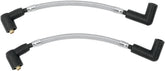Magnum Shielding Ignition Wire Braided Stainless Polished Nature Spark Plug Wire Magnum Shielding