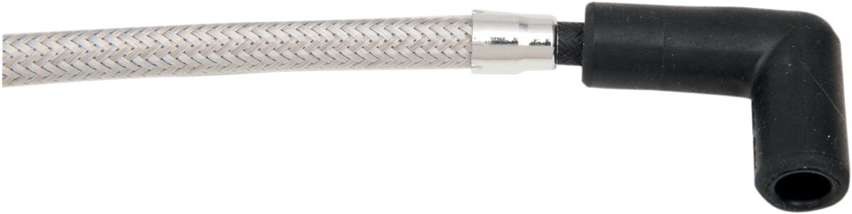 Magnum Shielding Ignition Wire Braided Stainless Polished Nature Spark Plug Wire Magnum Shielding