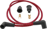 Drag Specialties Wires Red/Blk Braid PLUG WIRE GROUP Drag Specialties