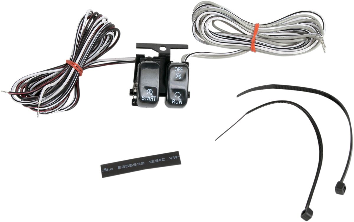 Drag Specialties Switch Blk Off/Strt SWITCHES-SWITCH HOUSING + PART Drag Specialties
