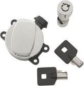 Drag Specialties Chrome Side Hinge Ignition Switch With Fork Lock Switch Drag Specialties