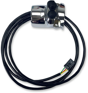 Legend Suspension Handlebar Control Mounted Chrome Switch Legend Suspension