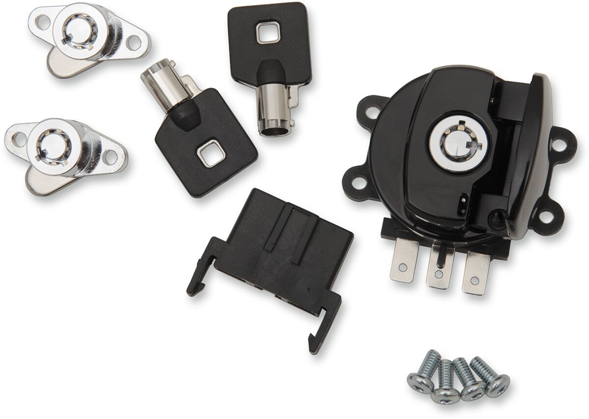 Drag Specialties Ignition Switch Side Hinge Black Switch Drag Specialties