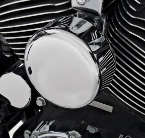 Drag Specialties Cover Horn Rnd Chr HORN GROUP Drag Specialties