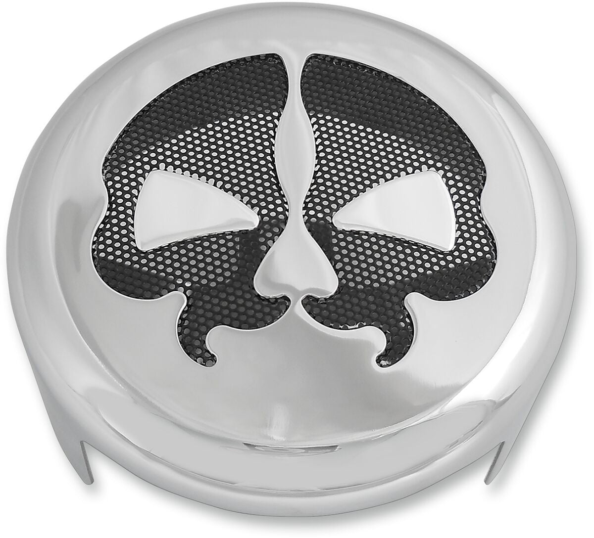 Drag Specialties Cover Horn Skull Chrome Horn Drag Specialties