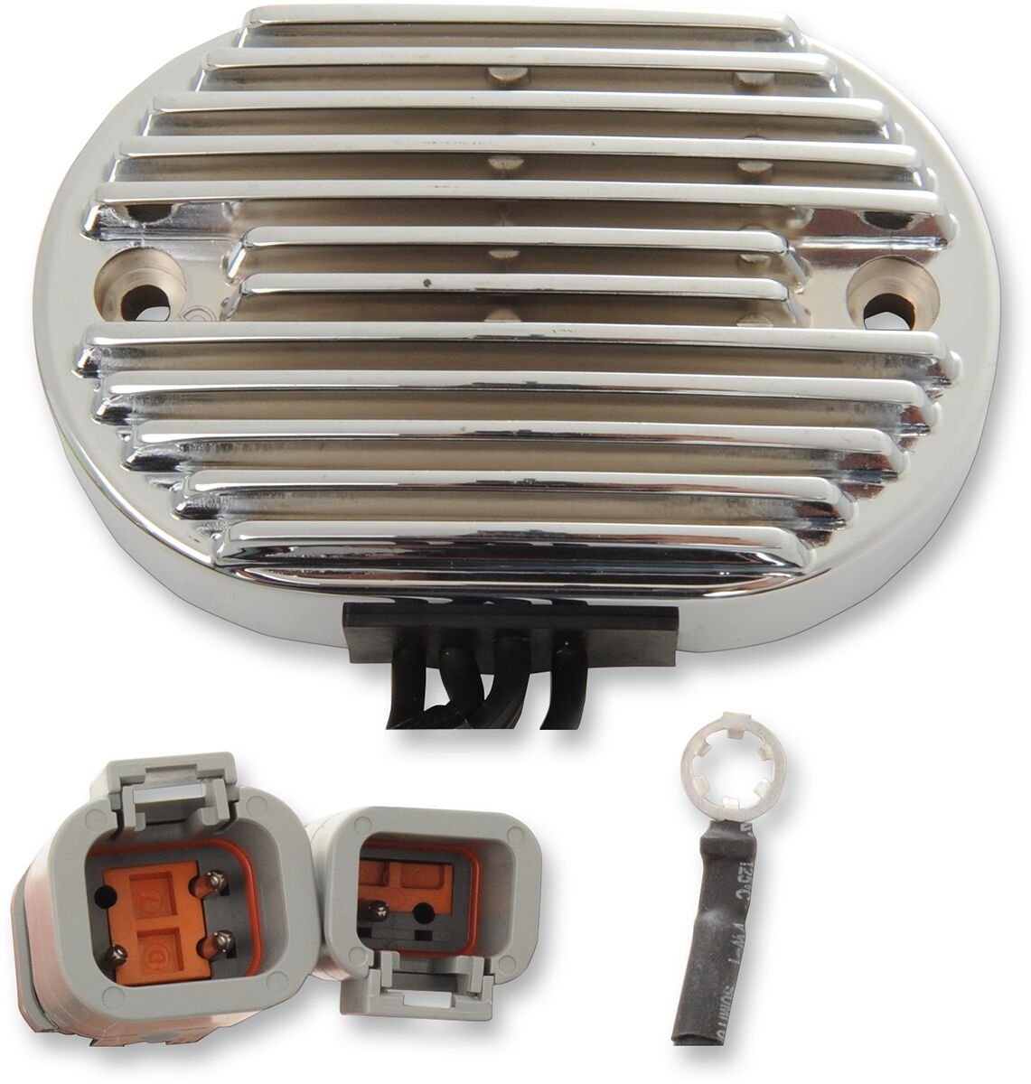 Drag Specialties Solid State Regulator Chrome Alternator Drag Specialties
