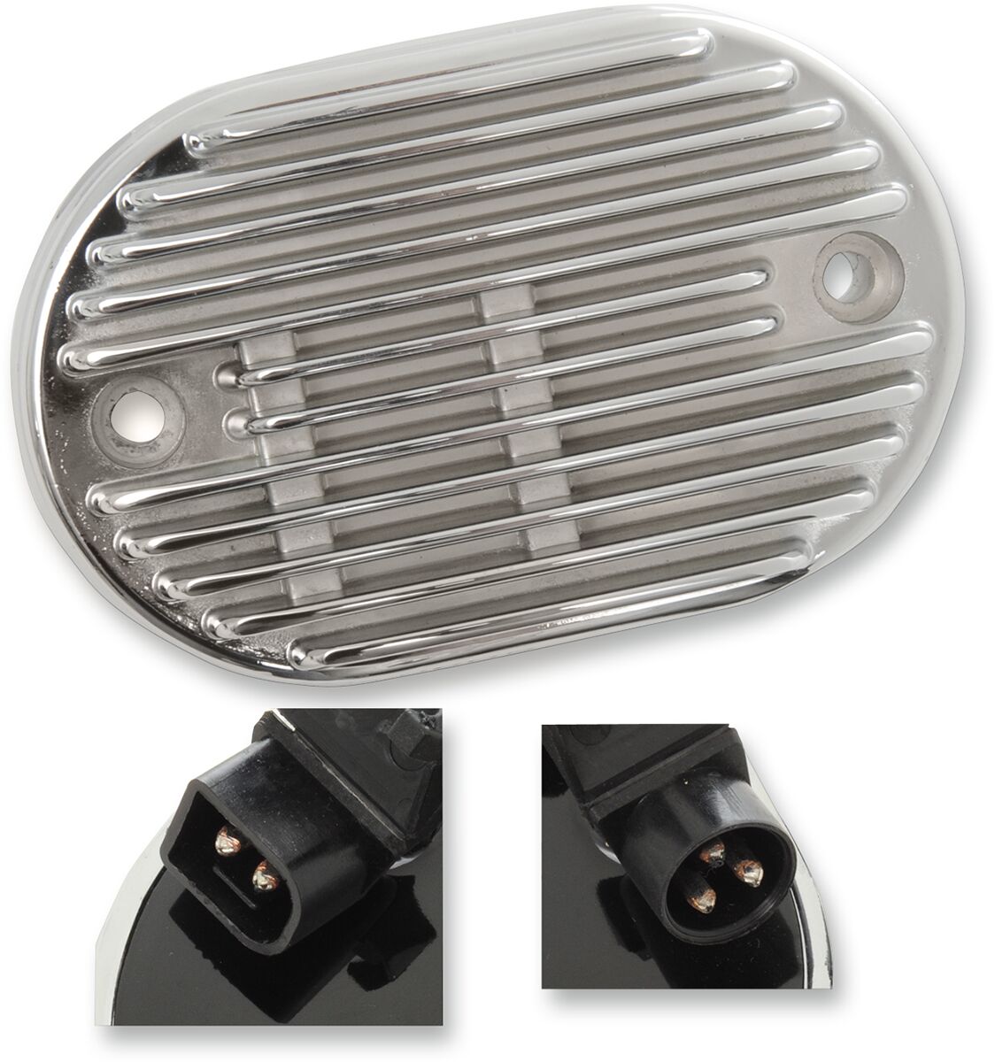 Drag Specialties Solid State Regulator Chrome Alternator Drag Specialties