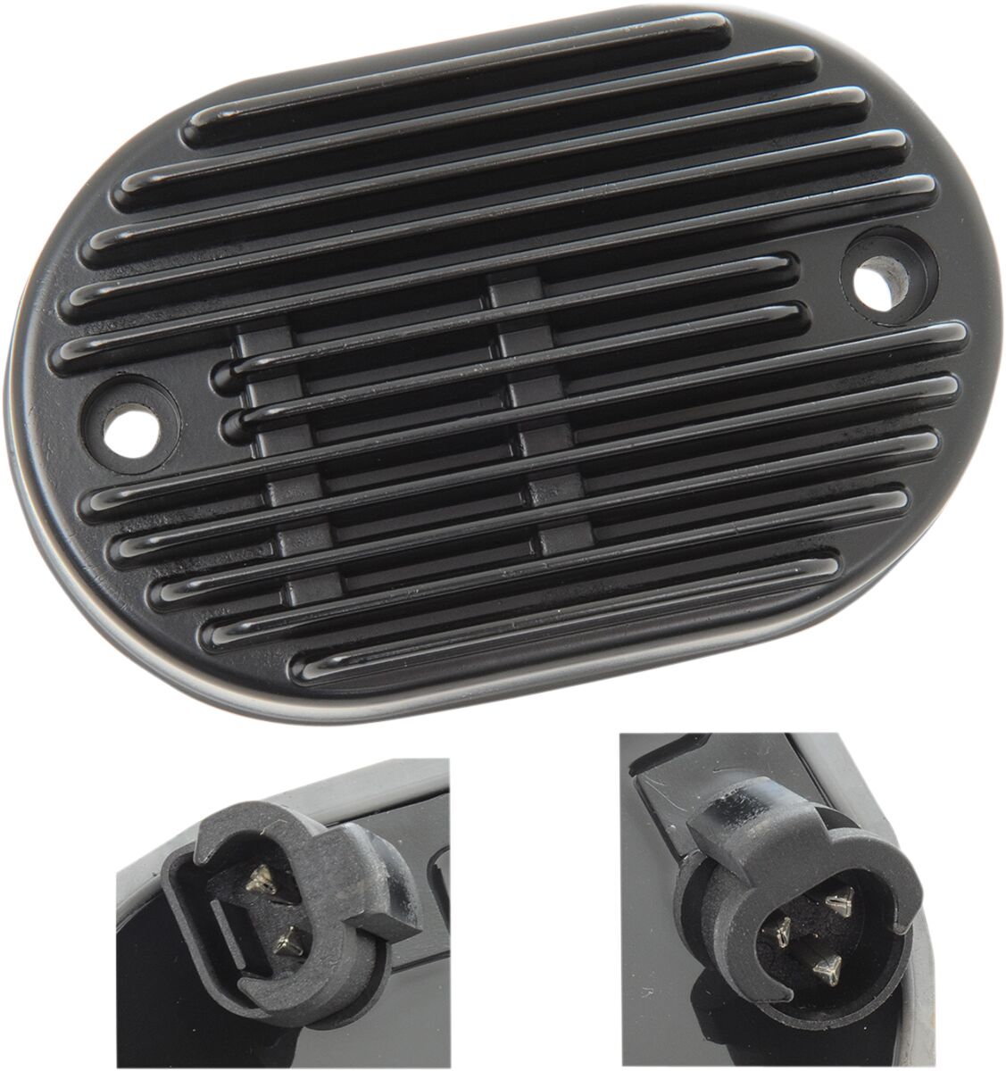 Drag Specialties Solid State Regulator Black Alternator Drag Specialties