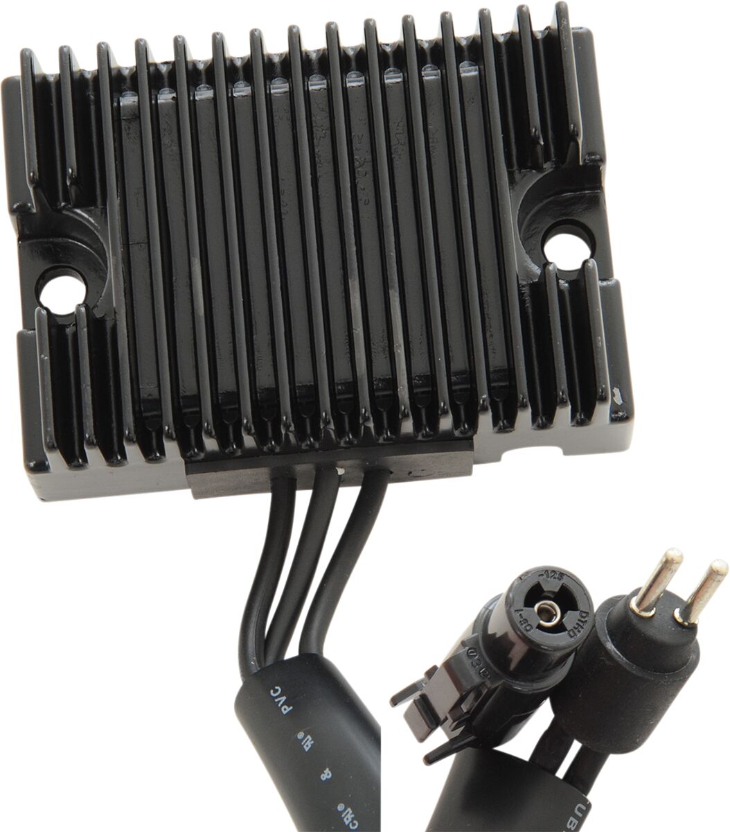 Drag Specialties Solid State Regulator Black Alternator Drag Specialties