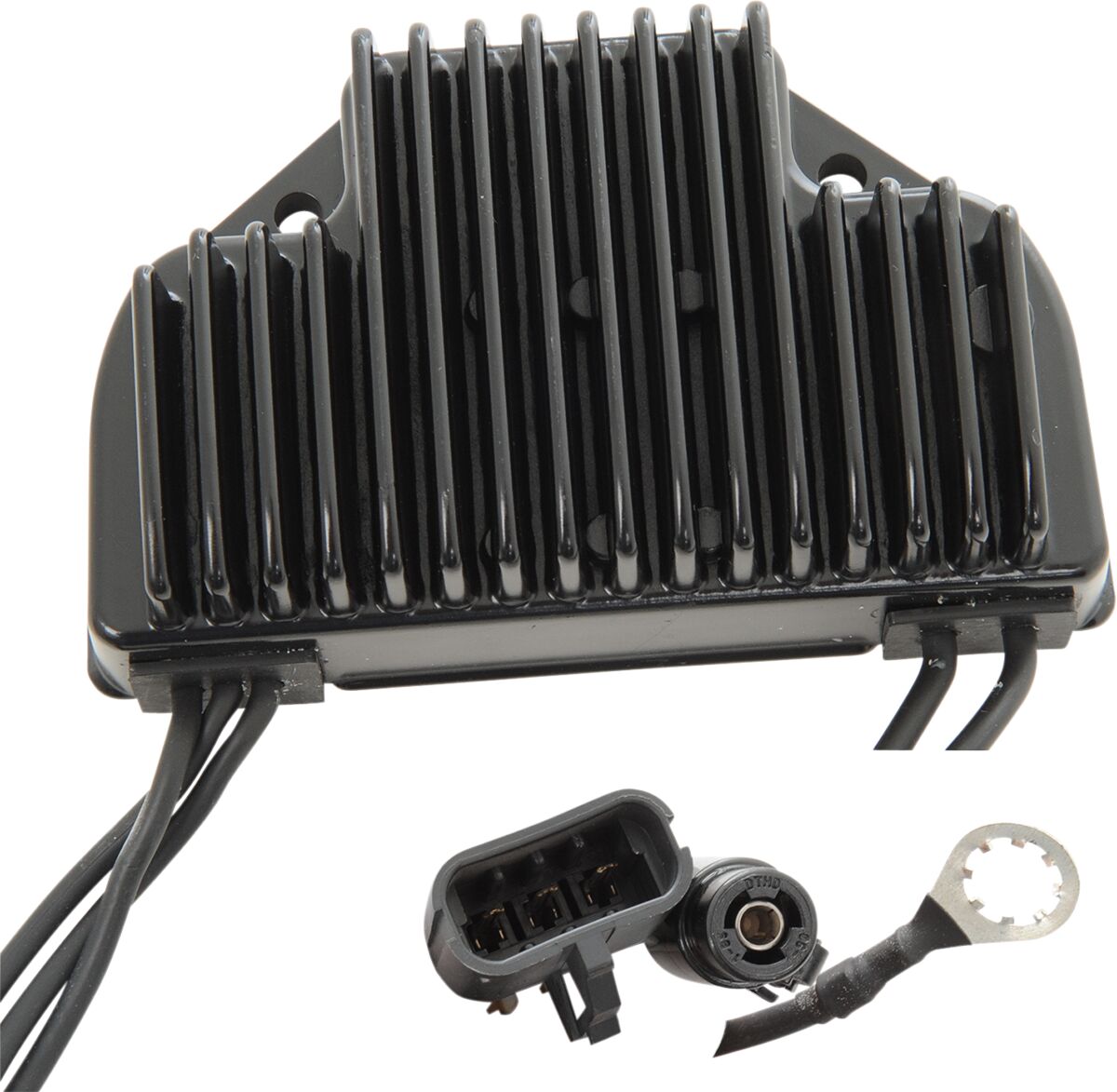 Drag Specialties Solid State Regulator Black Alternator Drag Specialties
