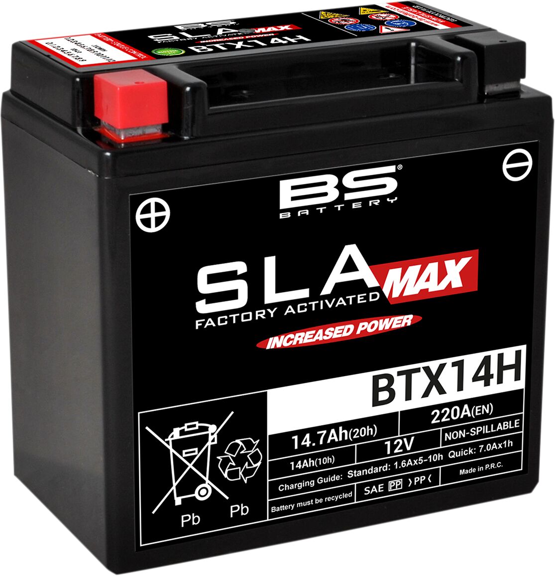 Bs Battery Battery Bs Btx14 H Sla Max BATTERY GROUP Bs Battery