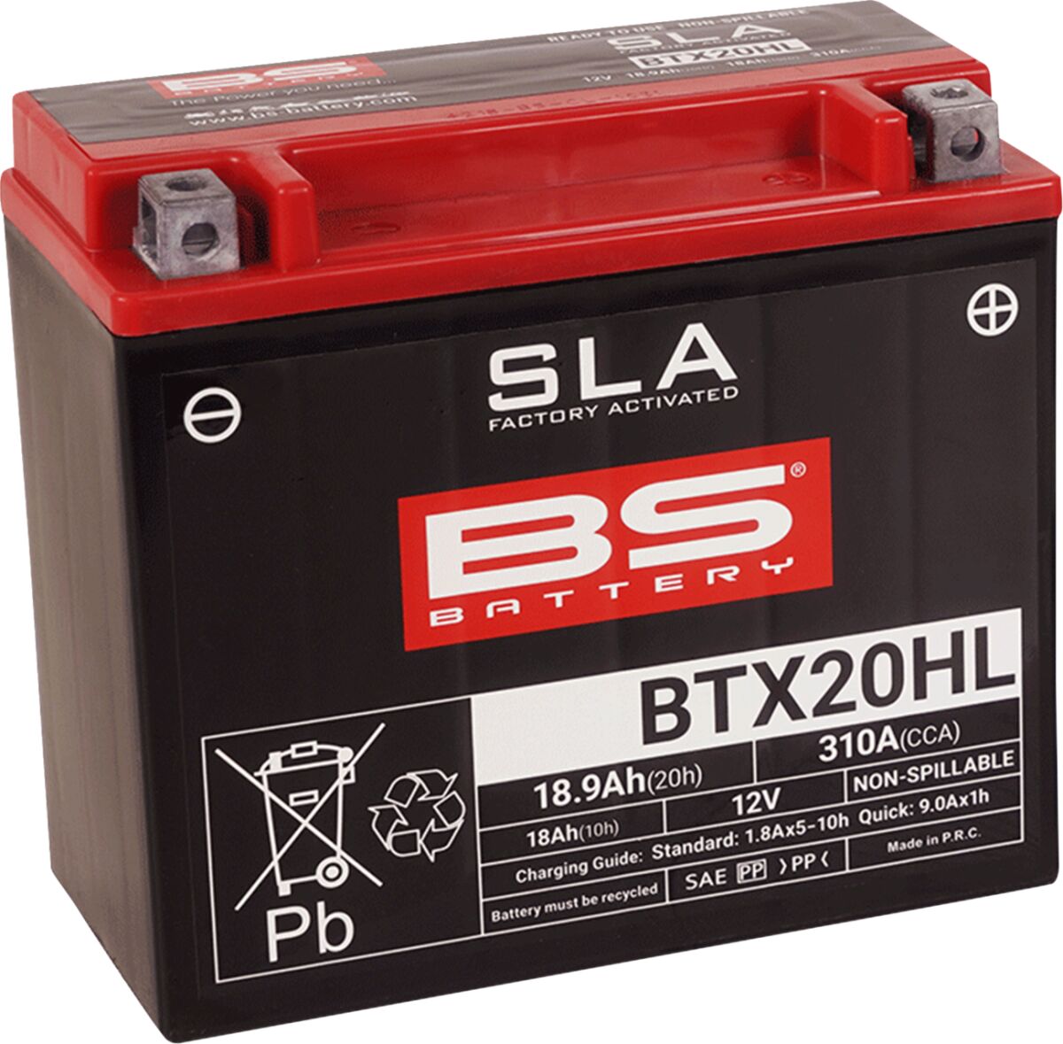 Bs Battery Battery Bs Btx20 Hl Sla BATTERY GROUP Bs Battery