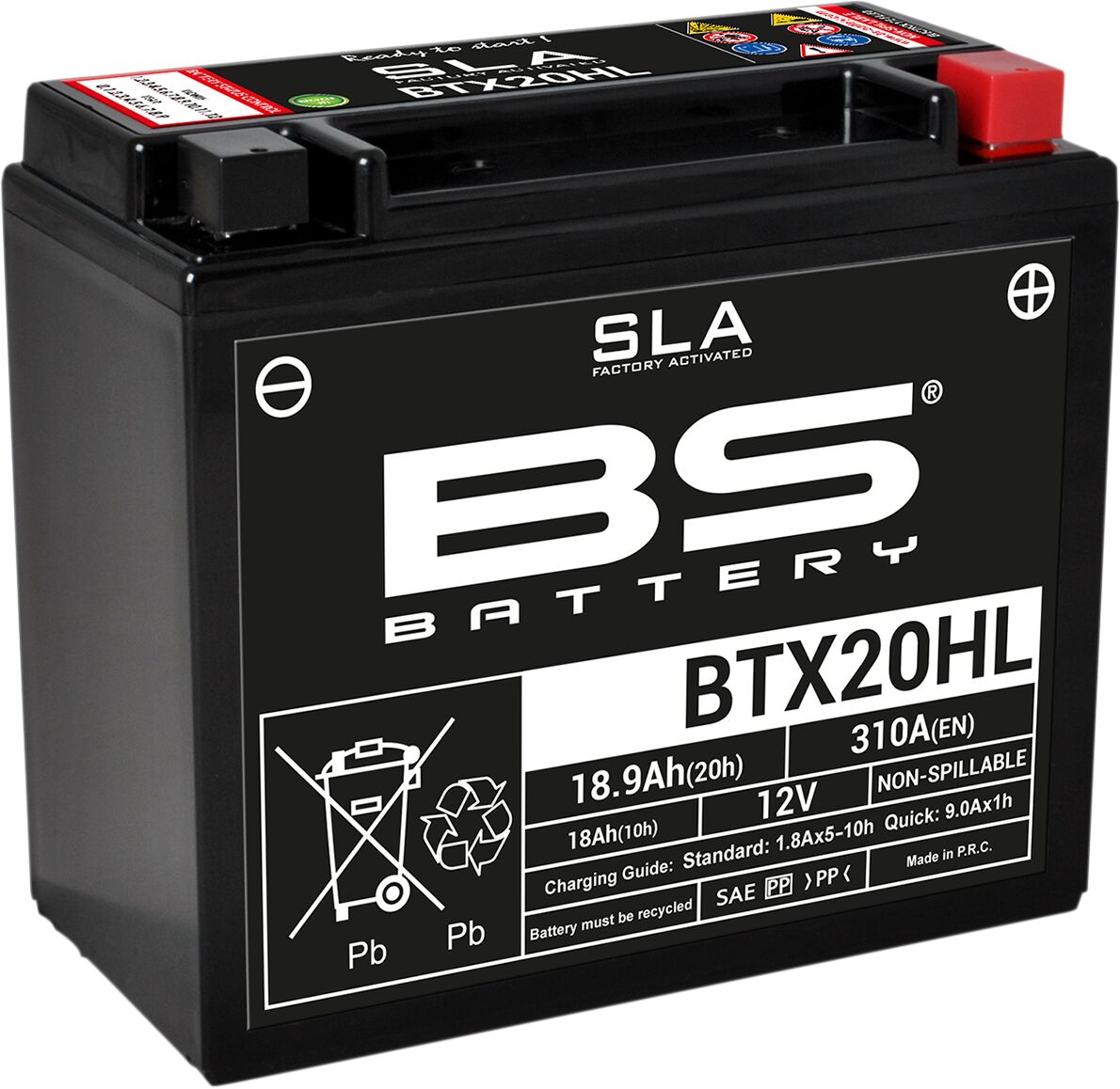 Bs Battery Battery Bs Btx20 Hl Sla BATTERY GROUP Bs Battery