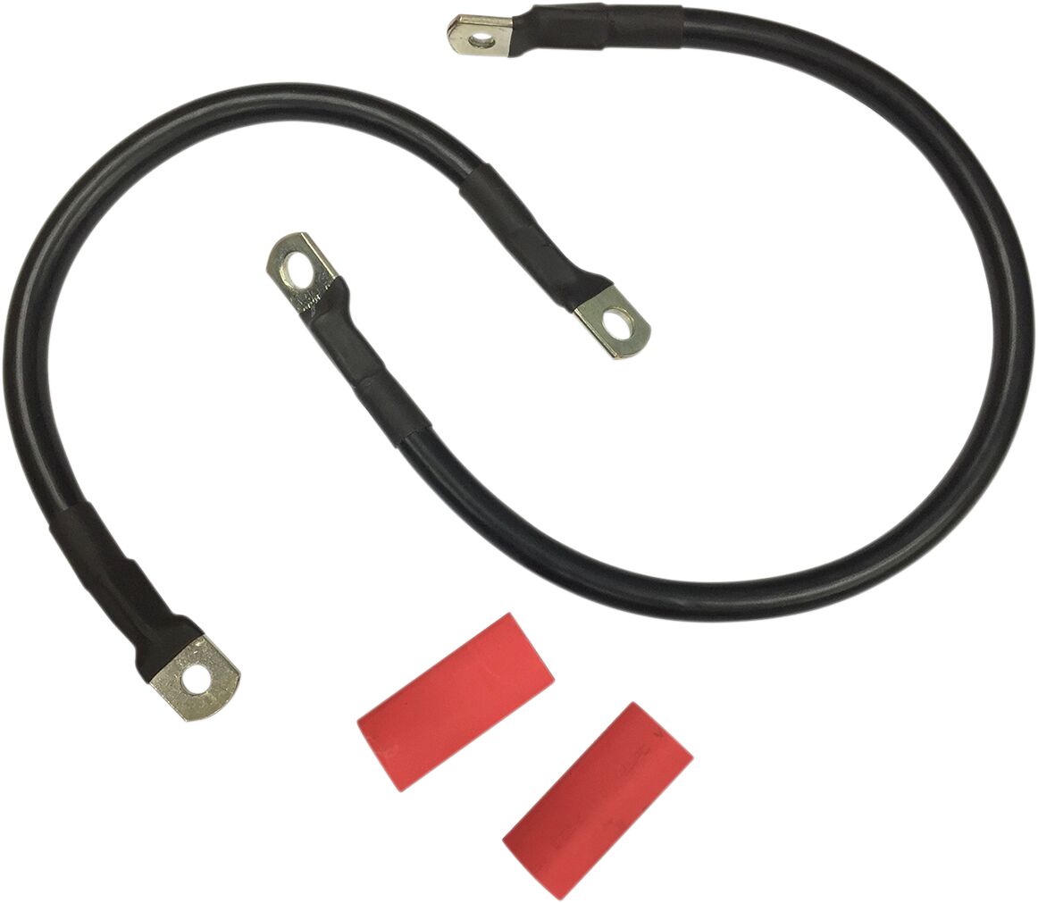 Drag Specialties Battery Cable Kit Black Battery Drag Specialties
